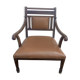 Fauteuil bas anglais en palissandre