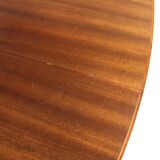 Scandinavian mahogany dining table, Sweden, 1950s