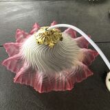 Pink opaline pendant light