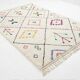 Colourful Berber patterned rug