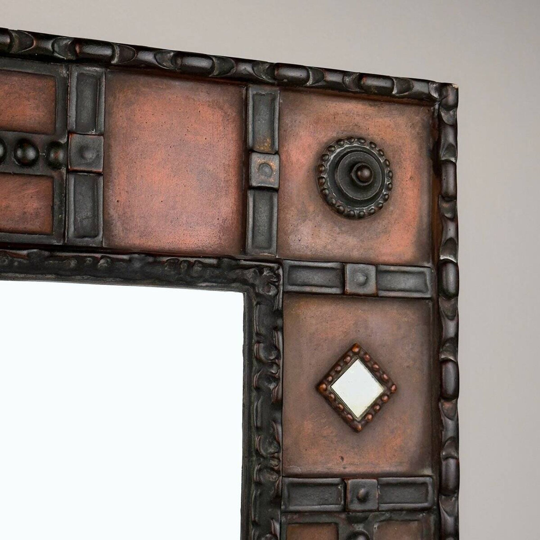 Vintage wall mirror by Palladio, Italy, 1960s