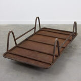 Industrial metal coffee table