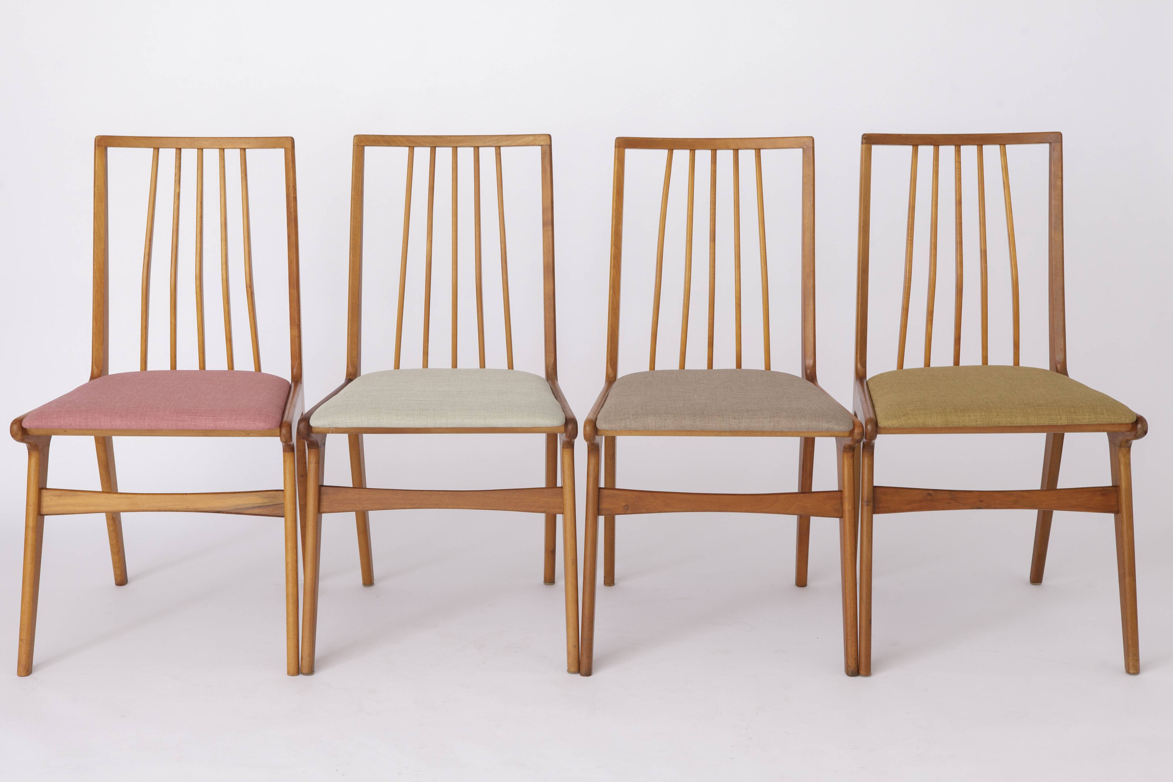 4 vintage dining chairs 1960s