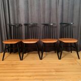 Set of four Fanett chairs in the Ilmari Tapiovaara style, Finland, 1960s