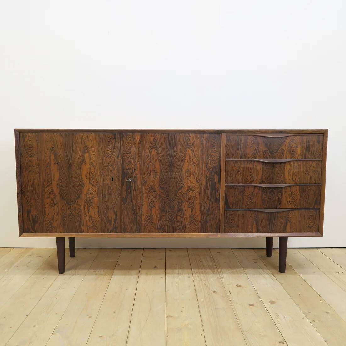 Rosewood sideboard by Erling Torvits for Klim Møbelfabrik, Denmark 1960.