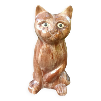 Chat en céramique
