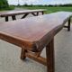 Lot de 2 bancs en orme massif par Aranjou