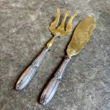 Silver and gilt fish serving cutlery no. 1