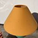 Lampe de chevet boule bois vert 80s