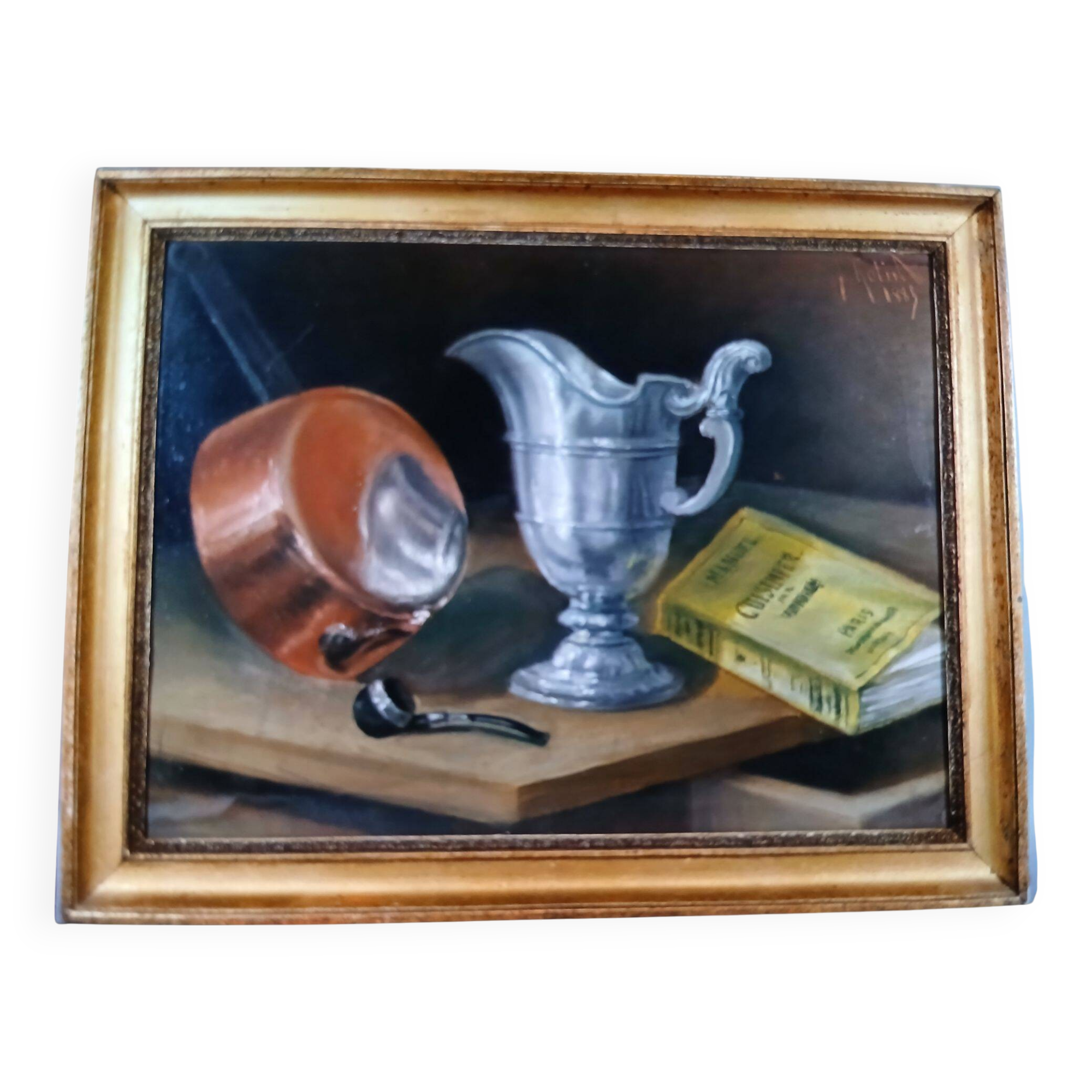 Still life with a book, 19th century