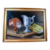 Still life with a book, 19th century