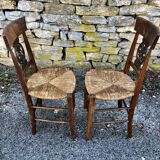 Pair of chairs early 19th century restoration