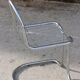 4 chairs & 2 armchairs in chrome-plated steel wire by Gastone Rinaldi, Italy 1970s
