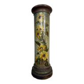 Antique French column – sunflowers