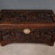 Large Camphor Wood Carved Chest, China – Mid 20th Century