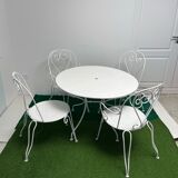 Garden furniture wrought iron year 50-60