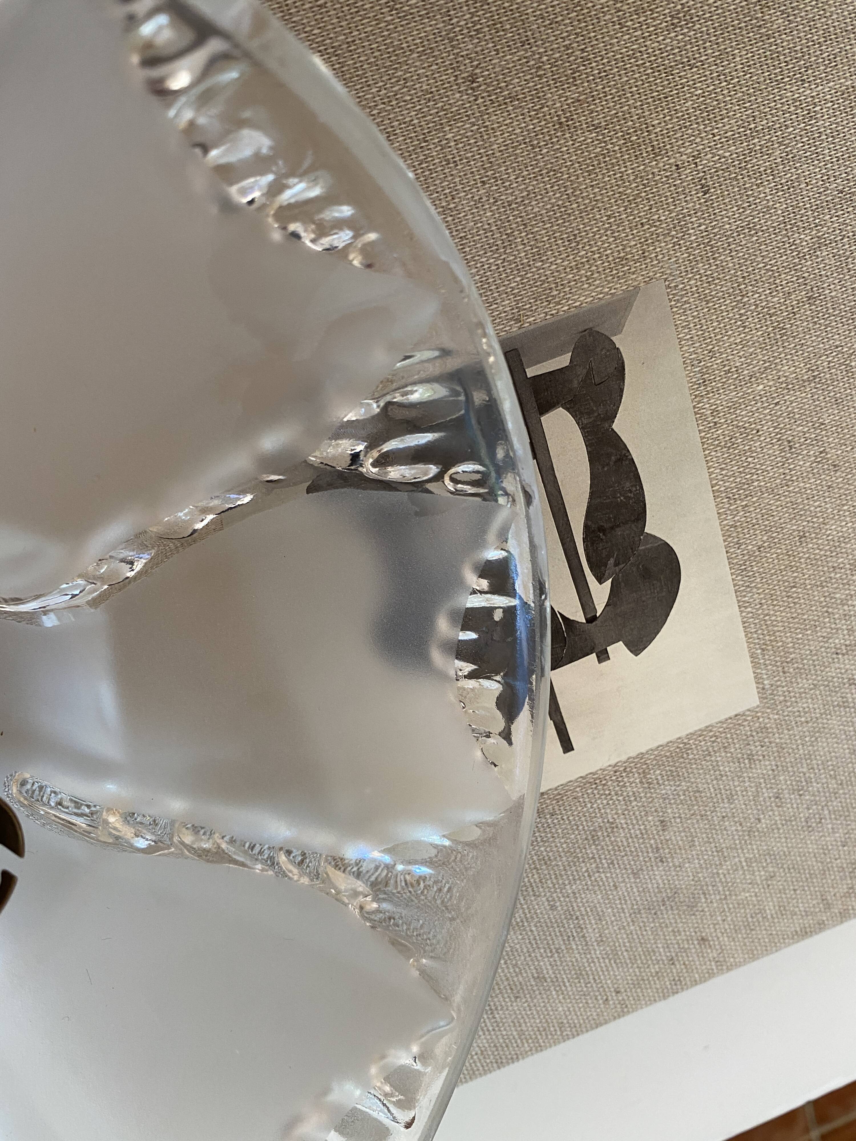 Glass pendant light, braided fabric cable and porcelain ceiling rose