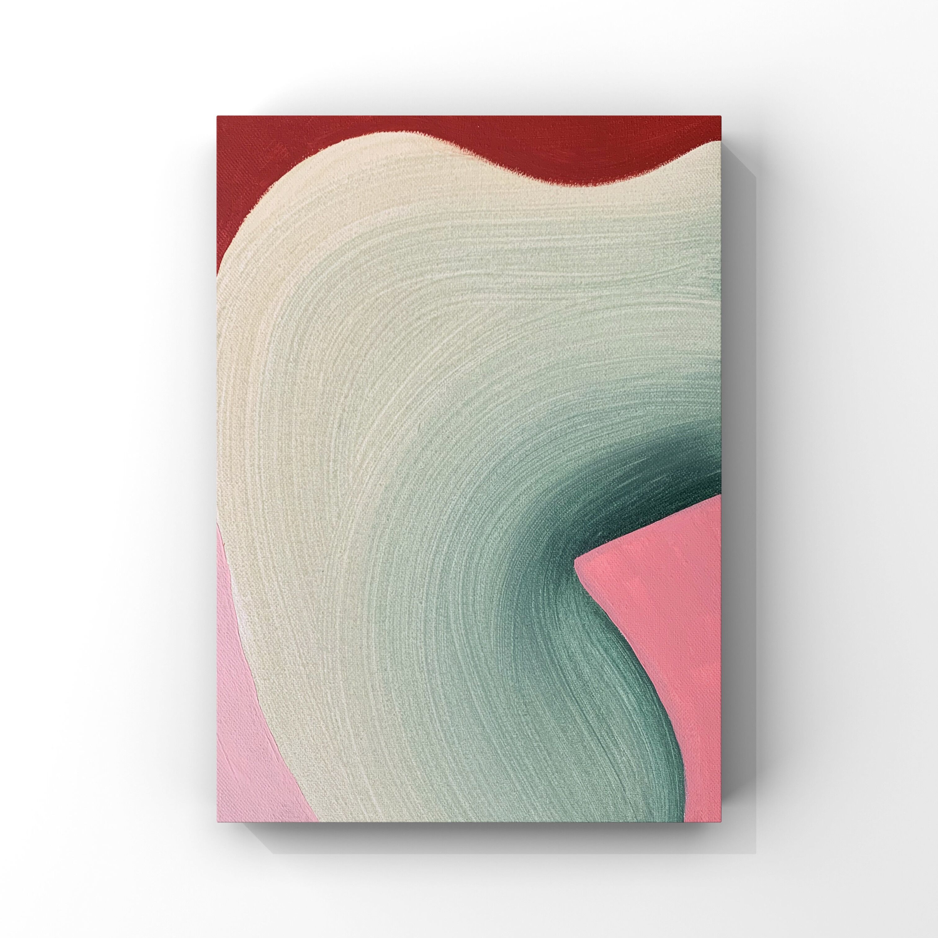 Body Language - Serie Face & Body - Acrylique sur toile 35x24cm