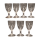 7 verres à liqueur anciens