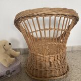 Fauteuil rotin enfant