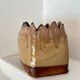 Signed Organic Glazed Terracotta Plant Pot / Planter