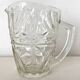 Italy pressed glass pitcher