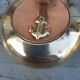 brass and copper navy ink ashtray