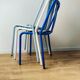 Set of three Tolix chairs