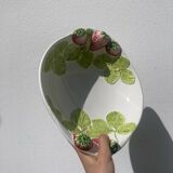 Ceramic fruit slip salad bowl