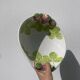 Ceramic fruit slip salad bowl