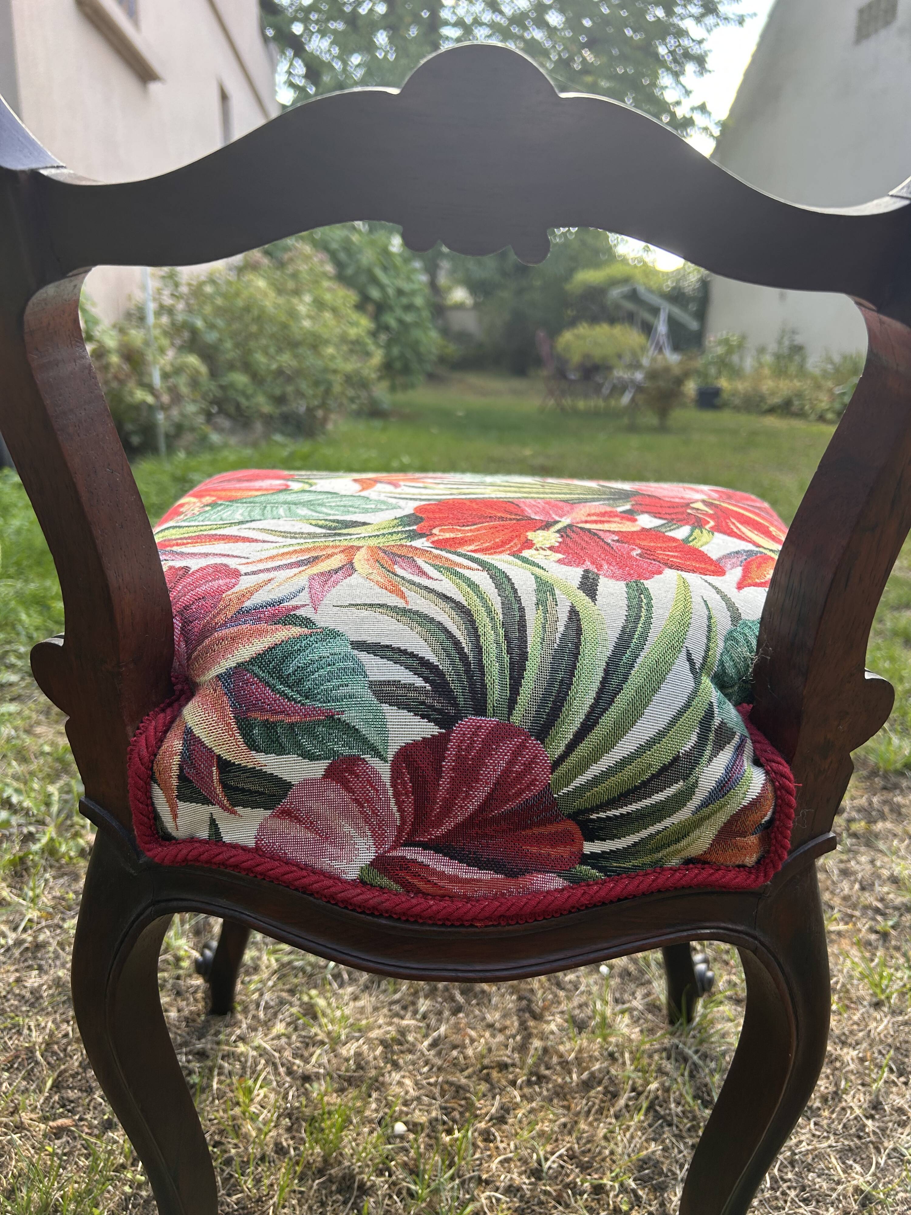 Antique walnut chairs