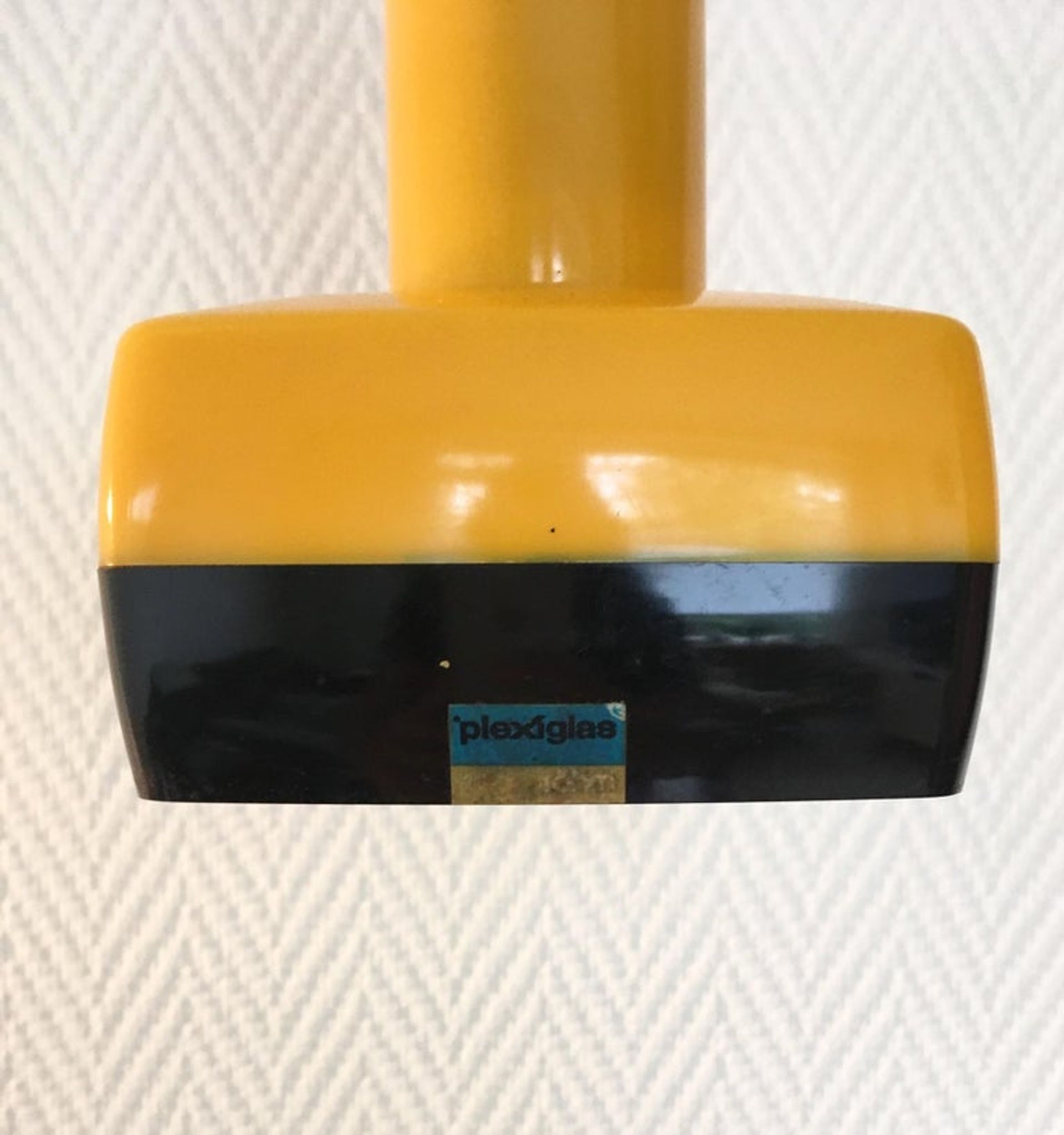 Vintage hanging lamp by Bent Karlby for A. Schroder, Kemi, 1970s