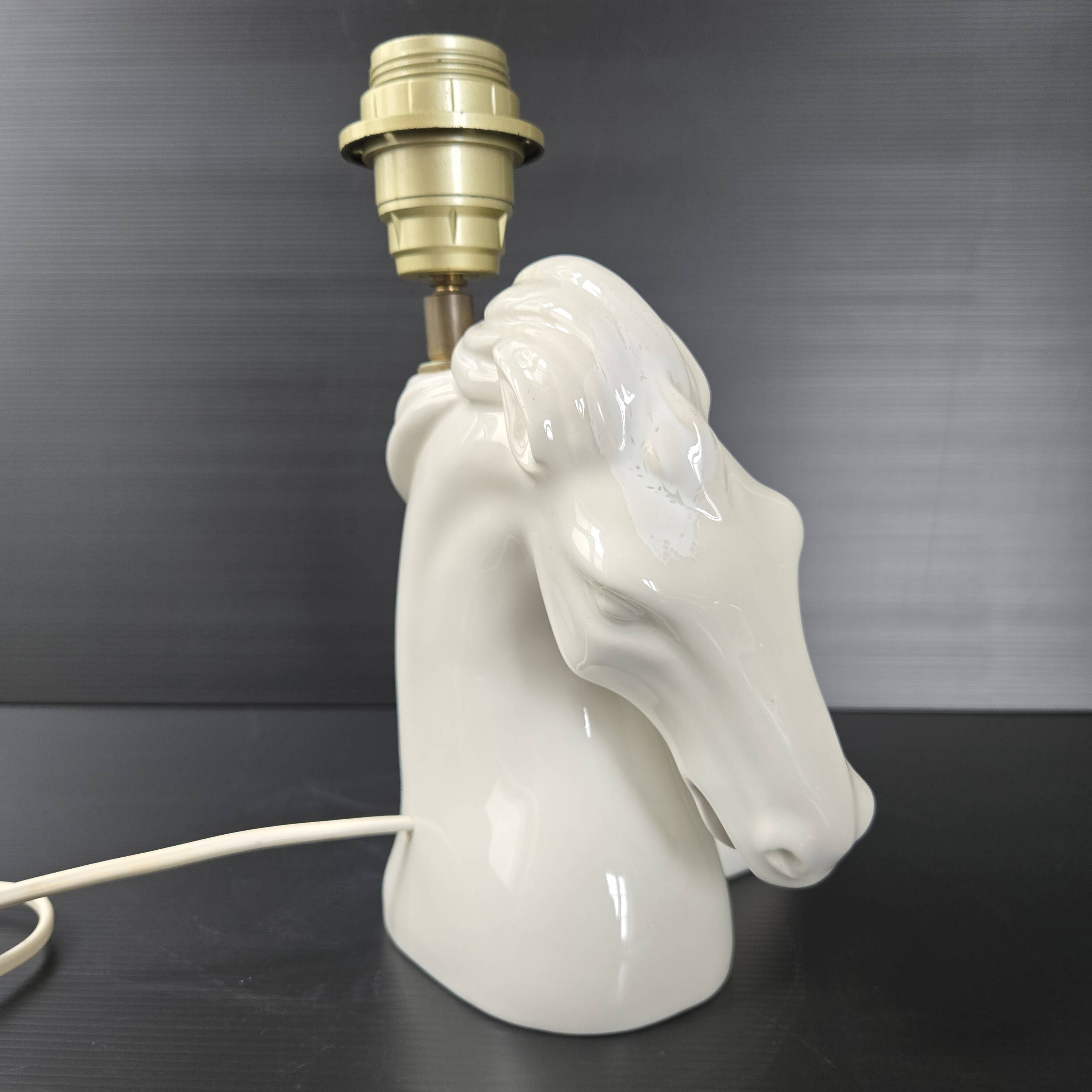 Vintage horse lamp 1970