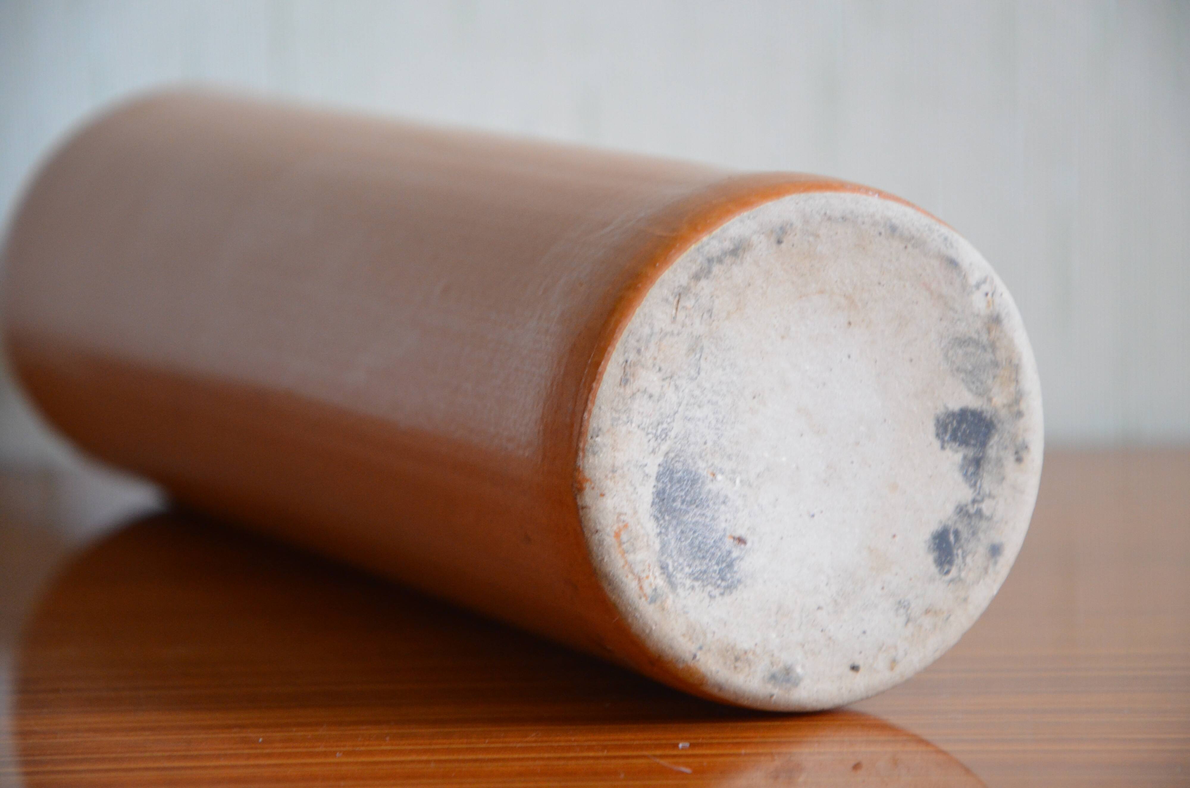 Matte stoneware bottle