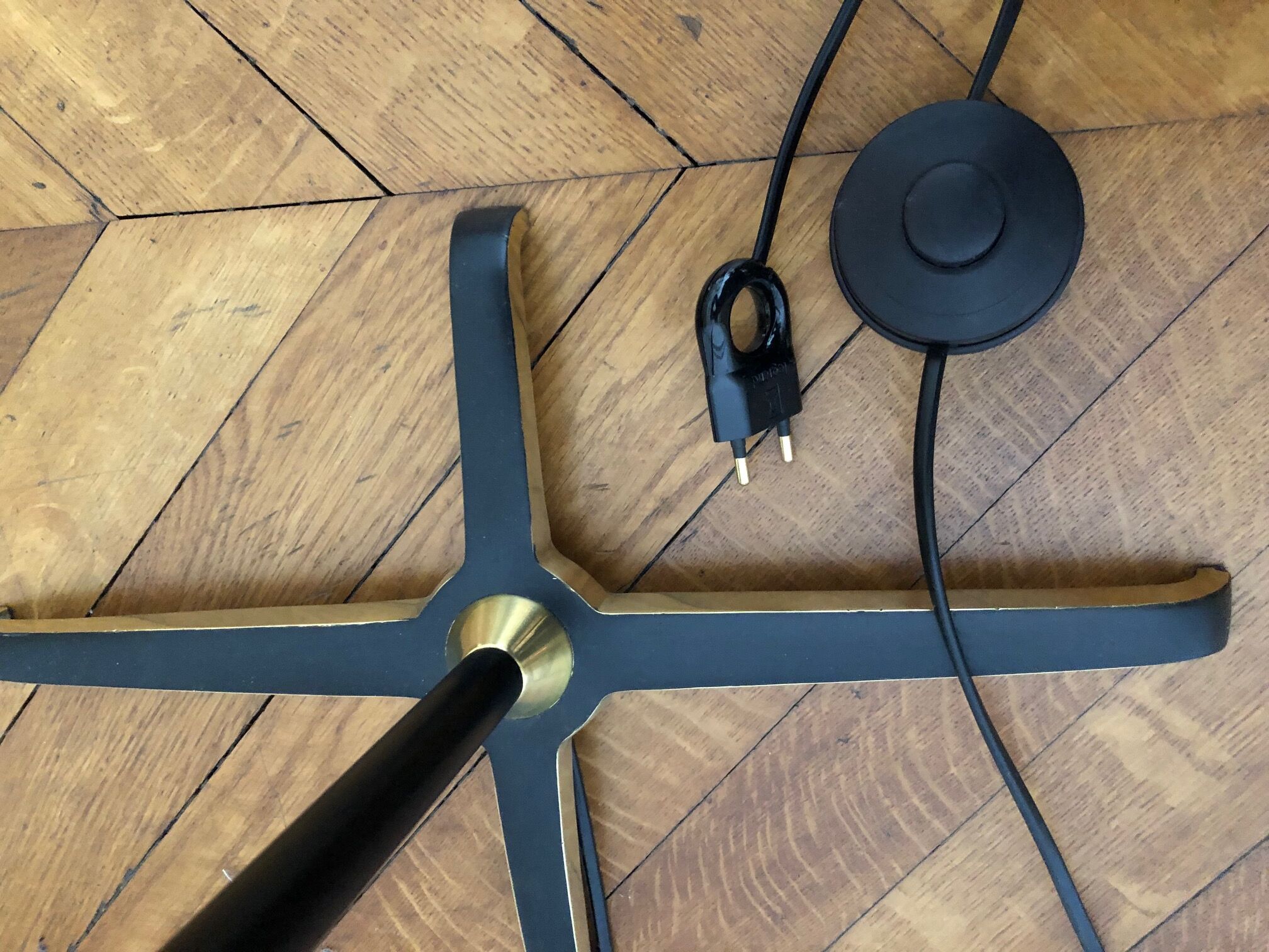 lampadaire e-reader mounts drop diabolo 1950 - 1960