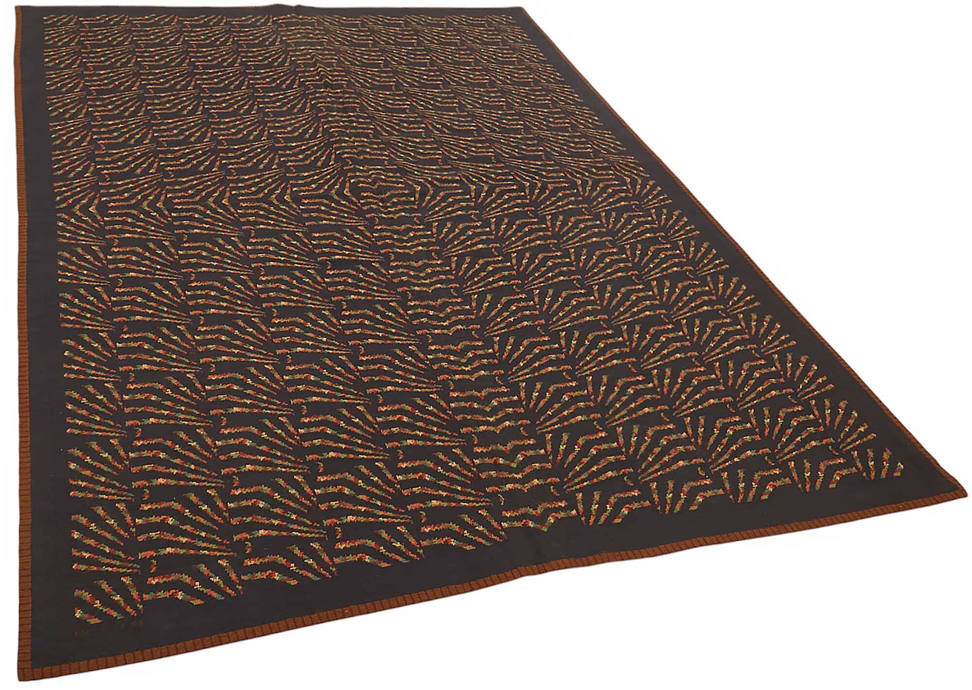 Handmade Vintage Flatweave Needlepoint Kilim 168 cm x 235 cm