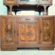 Buffet vaisselier époque Art Déco en ronce de noyer