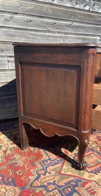 Commode en bois naturel d’époque Louis XV XVIIIème siècle