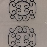 Pair of wrought iron underwear - vintage