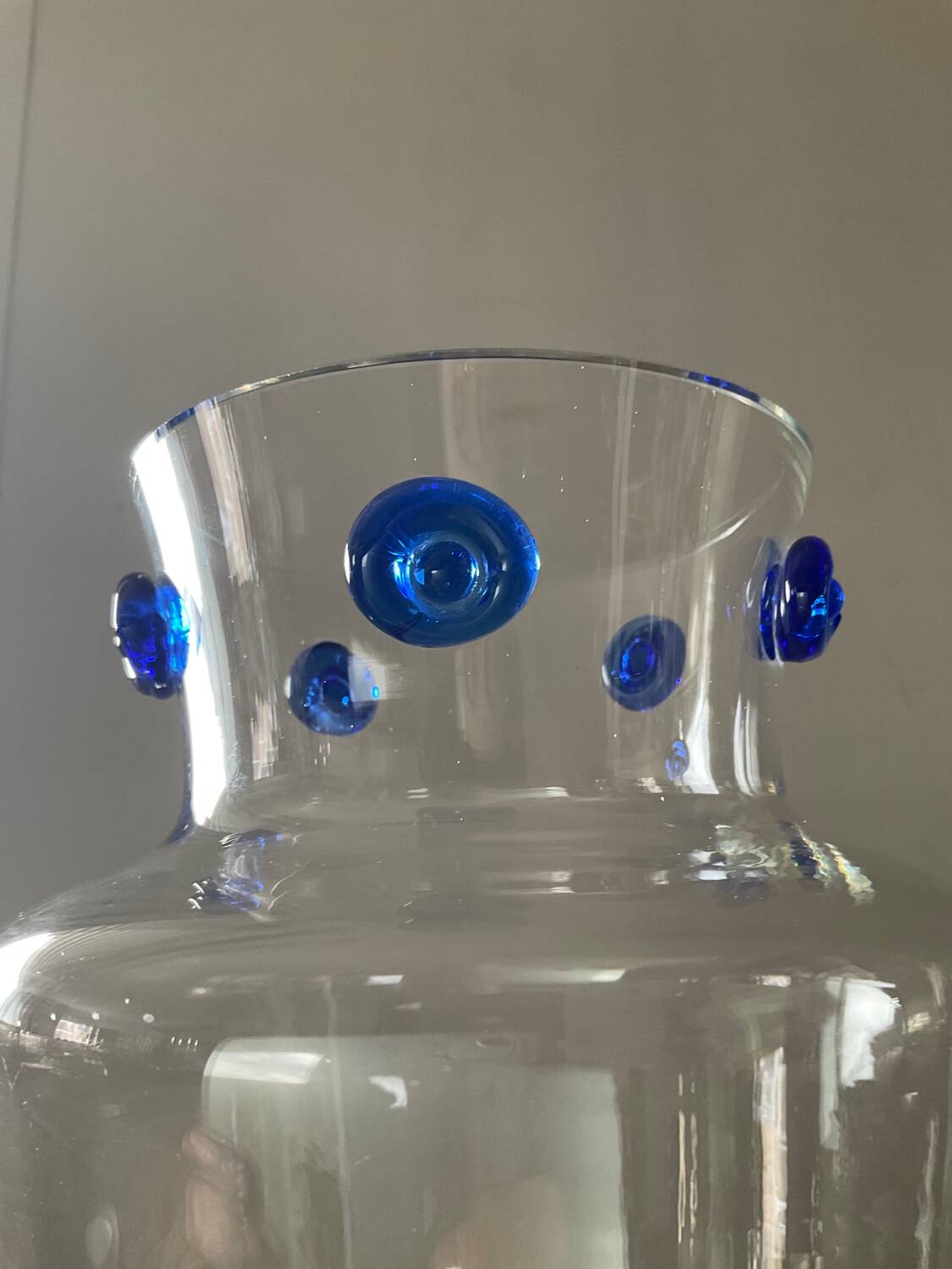 Large Borek Sipek Vase in glass paste from the 80s