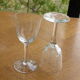 11 verres ciselés modèle gouttes, art deco, verres à cidre anciens