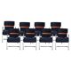 Set de fauteuils vintage Guido Faleschini – Italie 1970