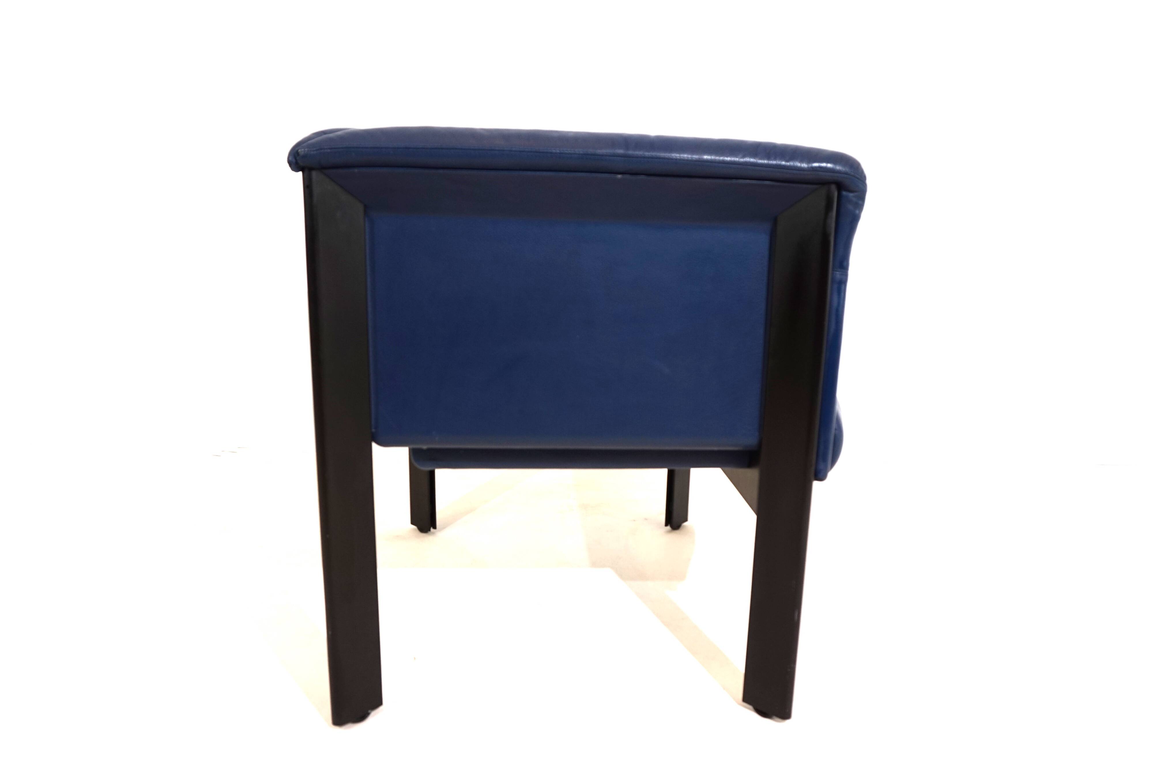 Fauteuil en cuir Poltrona Frau Interlude de Marco Zanuso
