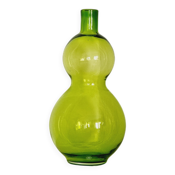 Large glass vase Margareta Hennix, Reijmyre, Sweden post-modern