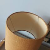 Ceramic lamp with jutte lampshade