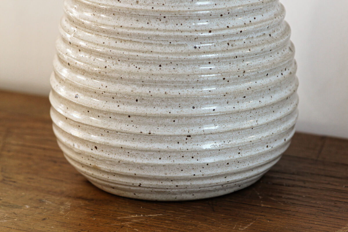 Vase in sandstone, Abbey of Fontgombault