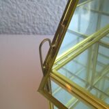 Vitrine laiton et verre