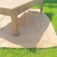 Large restored antique coffee table in solid oak.