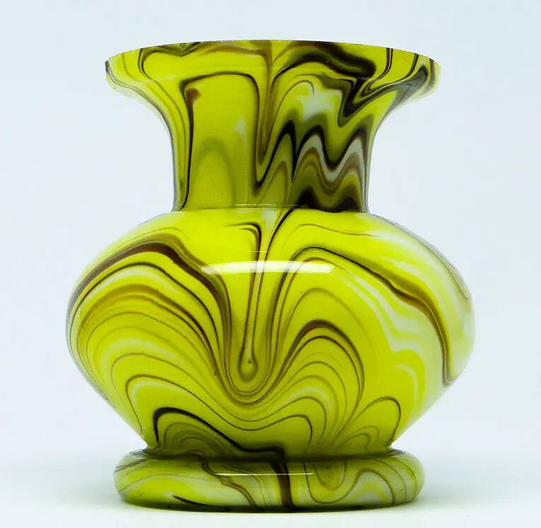 Art Deco vase, glass, Czechoslovakia, 1930s