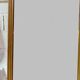 Bevelled oak Art Deco mirror 133x80